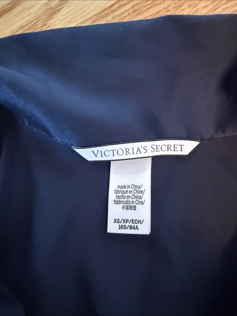 Victoria's Secret Dark Blue Satin Short Romper XS - Picture 2 of 3